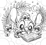 Hachette раскраска по номерам - Бебе Стич в мягкой обложке – в иллюстрациях — фото 4