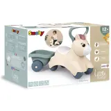 Каталка-пони Smoby Little Baby Pony 140502 с прицепом для детей от 12 месяцев — фото 1