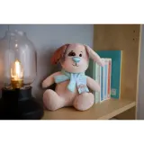 TM Toys DKL0065 — Мягкая игрушка Kolorowe Noski песик кремовый с голубым носиком — фото 4