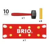 Лавочка-стучалка BRIO 30525 деревянная моторная игрушка с молоточком от 12 месяцев — фото 4