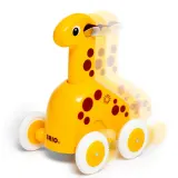 Игрушка-каталка BRIO 30229 жирафик Нажми и поедет деревянная от 12 месяцев — фото 4