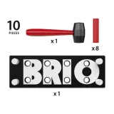 Стучалка BRIO 30515 деревянная моторная игрушка с молоточком 10 деталей от 12 месяцев — фото 2