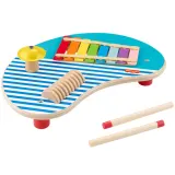 Fisher Price HXT91 — Музыкальный столик Fisher-Price деревянный с инструментами — фото 1