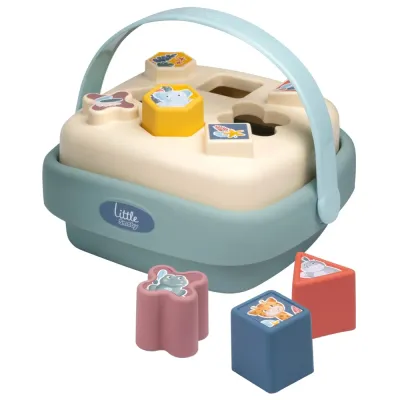 Сортер форм в корзинке Smoby Little 140323 развивающий для малышей от 12 месяцев