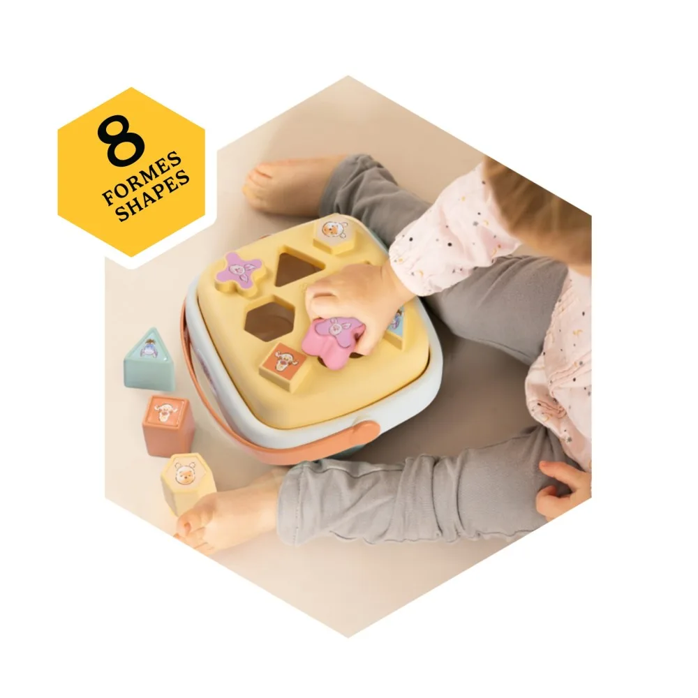 Сортер форм в корзинке Smoby 140701 Винни-Пух развивающий для малышей от 12 месяцев