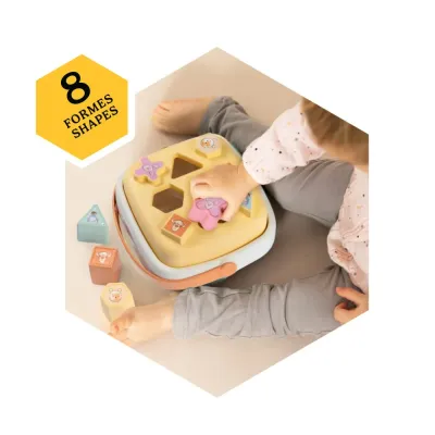 Сортер форм в корзинке Smoby 140701 Винни-Пух развивающий для малышей от 12 месяцев