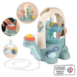 Каталка Smoby Little 140310 черепаха с горкой для шариков развивающая от 12 месяцев — фото 4