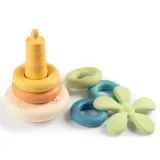 Пирамидка из колец Smoby Little Green 181202WEB из биопластика развивающая 6 деталей от 12 месяцев — фото 4