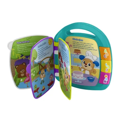 Fisher Price JMM57 — Музыкальная развивающая книжка Fisher-Price со стишками