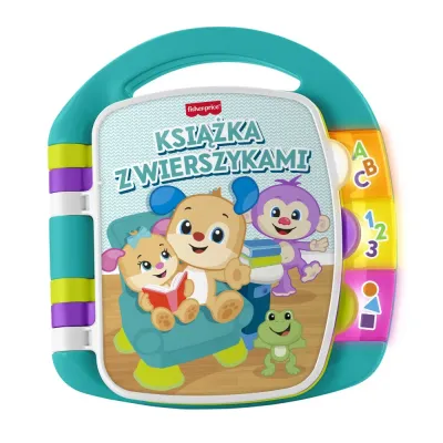 Fisher Price JMM57 — Музыкальная развивающая книжка Fisher-Price со стишками