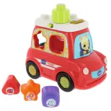 Развивающая машинка VTech 61487 Маленький водитель со светом и звуком для малышей от 12 месяцев — фото 1