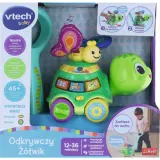 Ходунок-толкатель VTech 61653X черепашка развивающий со светом и звуком от 12 месяцев — фото 2