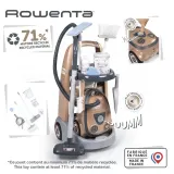 Набор Smoby 330325WEB тележка для уборки с пылесосом Rowenta и 8 аксессуарами для детей от 3 лет — фото 2