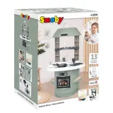 Детская кухня Smoby Nova 312701 с электроникой и 13 аксессуарами для сюжетной игры от 18 месяцев — фото 1