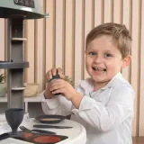 Детская кухня Smoby Nova 312701 с электроникой и 13 аксессуарами для сюжетной игры от 18 месяцев — фото 5