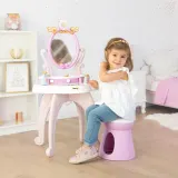 Детский туалетный столик 2в1 Smoby Disney Princess 320250 с 10 аксессуарами от 3 лет — фото 6