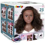 Игровая голова для причёсок Smoby My Beauty 320318WEB брюнетка с 23 аксессуарами от 3 лет — фото 2