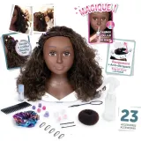 Игровая голова для причёсок Smoby My Beauty 320318WEB брюнетка с 23 аксессуарами от 3 лет — фото 4