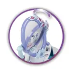 Детский туалетный столик 2в1 Smoby 320244 Холодное сердце для девочки от 3 лет — фото 4