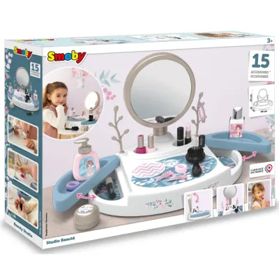 Детская студия красоты Smoby My Beauty 320252 с зеркалом и 15 аксессуарами от 3 лет