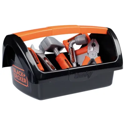 Детский ящик с инструментами Smoby Black 360913 & Decker с 6 аксессуарами от 3 лет