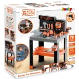 Детский верстак Smoby Black 360740 & Decker Bricolo Center с 79 аксессуарами от 3 лет — фото 2