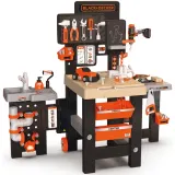 Детский мега-верстак Smoby Black 360726WEB & Decker с зоной маляра и сантехника 100 аксессуаров от 3 лет — фото 2