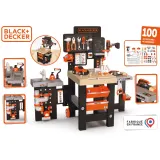 Детский мега-верстак Smoby Black 360726WEB & Decker с зоной маляра и сантехника 100 аксессуаров от 3 лет — фото 3
