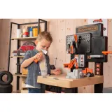 Детский мега-верстак Smoby Black 360726WEB & Decker с зоной маляра и сантехника 100 аксессуаров от 3 лет — фото 5