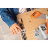 Детский мега-верстак Smoby Black 360726WEB & Decker с зоной маляра и сантехника 100 аксессуаров от 3 лет — фото 7