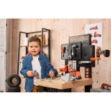 Детский мега-верстак Smoby Black 360726WEB & Decker с зоной маляра и сантехника 100 аксессуаров от 3 лет — фото 8