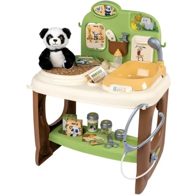 Детский игровой центр ухода за животными Smoby 340406 с пандой и 19 аксессуарами от 3 лет