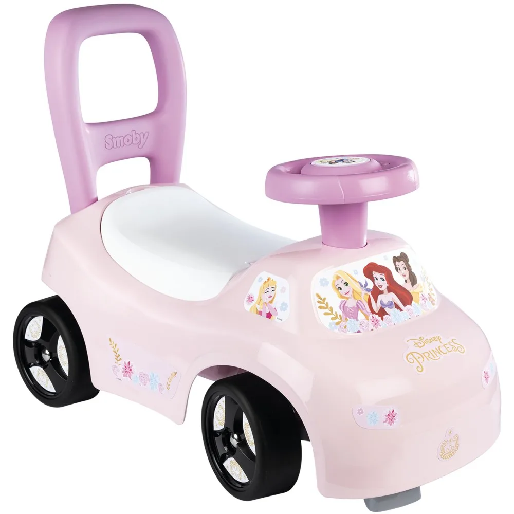 Детская каталка-толокар Smoby Disney Princess 720549WEB розовая для малышей от 10 месяцев