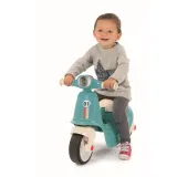 Детская каталка-скутер Smoby 721006 синяя с тихими колёсами для малышей от 18 месяцев — фото 3
