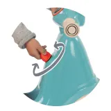Детская каталка-скутер Smoby 721006 синяя с тихими колёсами для малышей от 18 месяцев — фото 4