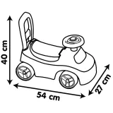 Детская каталка-толокар Smoby Ride-On 720542WEB розовая с клаксоном для малышей от 10 месяцев — фото 4