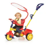Детский трёхколёсный велосипед Little Tikes 627354E4 4в1 красный с резиновыми колёсами от 9 месяцев — фото 2