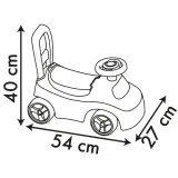 Детская каталка-толокар Smoby 720550WEB Свинка Пеппа красная для малышей от 10 месяцев — фото 3