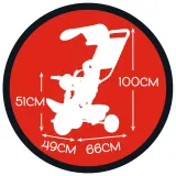 Детский трёхколёсный велосипед Smoby 741402 Микки Маус Baby Balade Plus от 10 месяцев — фото 5