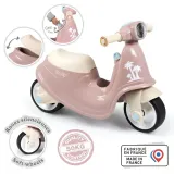 Детская каталка-скутер Smoby 721008 розовая двухколёсная для малышей от 18 месяцев — фото 3