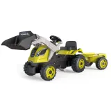 Детский педальный трактор Smoby Farmer MAX 710132 с ковшом и прицепом зелёный от 3 лет — фото 2