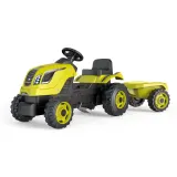 Детский педальный трактор Smoby Farmer XL 710130 с прицепом зелёный от 3 лет — фото 2
