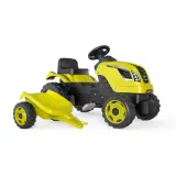 Детский педальный трактор Smoby Farmer XL 710130 с прицепом зелёный от 3 лет — фото 3