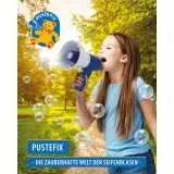 Мегафон для мыльных пузырей Pustefix 869771 с жидкостью 250 мл от 4 лет — фото 8
