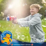 Метатель мыльных пузырей Pustefix Bubble Party Bazooka 869642 с жидкостью 250 мл от 4 лет — фото 8