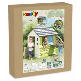 Садовый домик Smoby Pretty 810738 с кухней и 17 аксессуарами для детей от 2 лет — фото 1