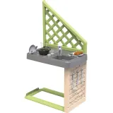 Летняя кухня Smoby 810926 для садовых домиков с 17 аксессуарами для детей от 2 лет — фото 1
