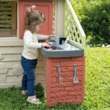 Садовый домик Smoby Nature 810739 с кухней и 17 аксессуарами для детей от 2 лет — фото 6