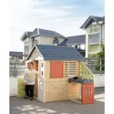 Садовый домик Smoby Nature 810739 с кухней и 17 аксессуарами для детей от 2 лет — фото 8