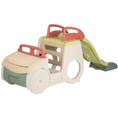 Игровой комплекс-машина Smoby 840207 3-в-1 с горкой и лесенкой 840207